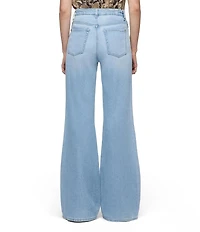 7 For All Mankind Retro Mid-Rise Flare Leg Jeans