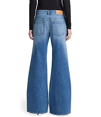 7 For All Mankind Spencer Cut-Out Detail Flare Leg Jeans