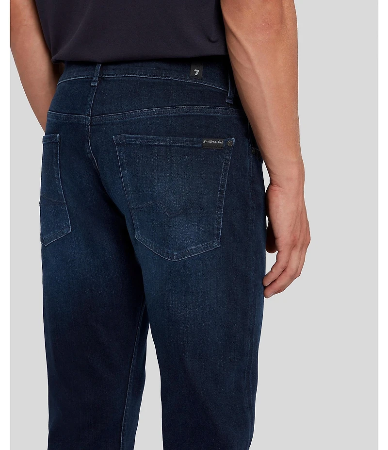 7 For All Mankind Straight Fit Eco Dark Jeans