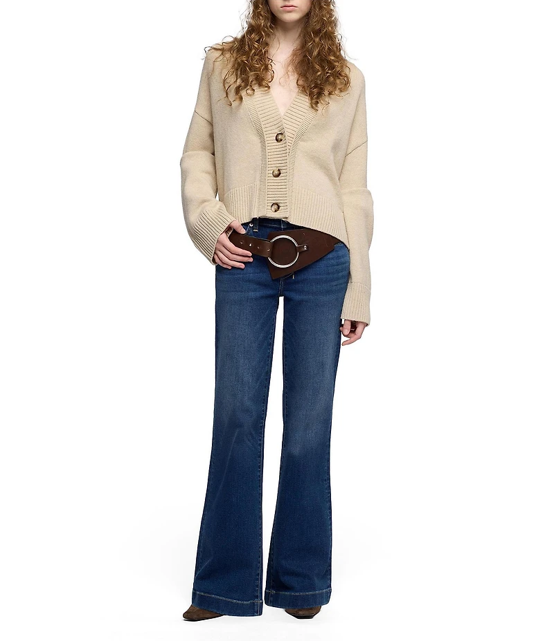 7 For All Mankind Tailorless Dojo Flare Leg Jeans