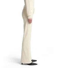 7 For All Mankind Twisted Dojo Tailorless Mid Rise Flare Leg Pants