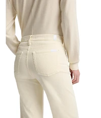 7 For All Mankind Twisted Dojo Tailorless Mid Rise Flare Leg Pants