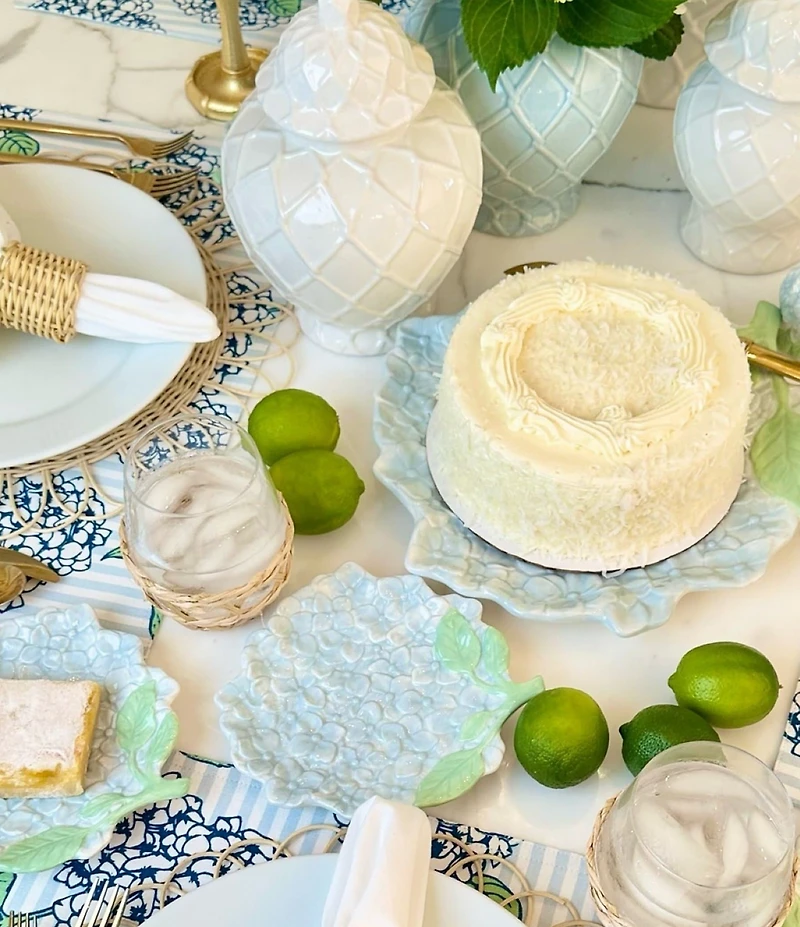 8 Oak Lane Hydrangea Serving Platter