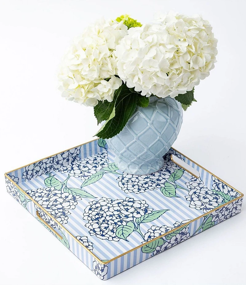 8 Oak Lane Hydrangea Stem Square Tray
