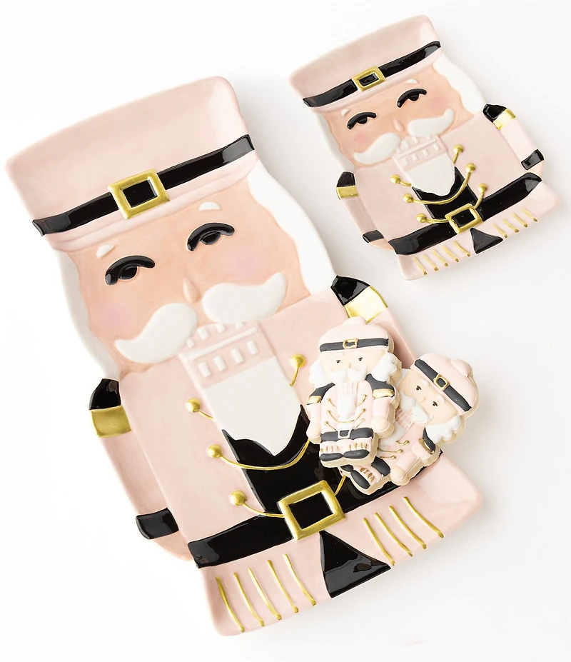 8 Oak Lane Pink Nutcracker Platter