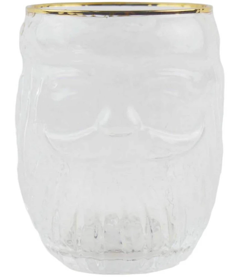 8 Oak Lane Santa Stemless Novelty Drinking Glass, Set of 4
