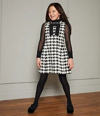 A Loves A Big Girls Knit Mock Neck Long Sleeve Top