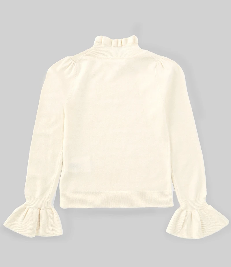 A Loves A Big Girls Long Sleeve Ruffle Top