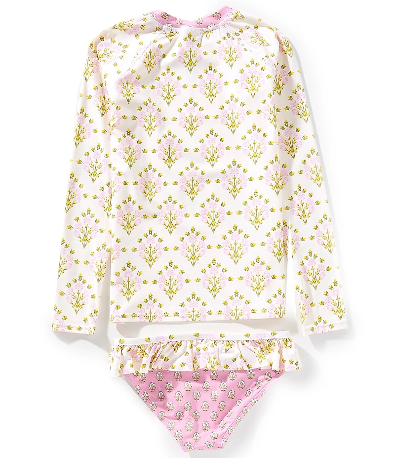 A Loves A Big Girls Rashguard Two-Piece Swimsuit