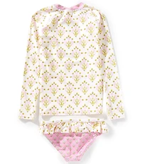 A Loves A Big Girls Rashguard Two-Piece Swimsuit