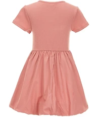 A Loves A Big Girls Short Sleeve Bubble Dress