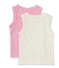A Loves A Big Girls Sleeveless 2-Pack Seamless Tank Tops
