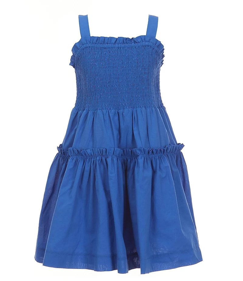 A Loves A Big Girls Sleeveless Smocked Dress