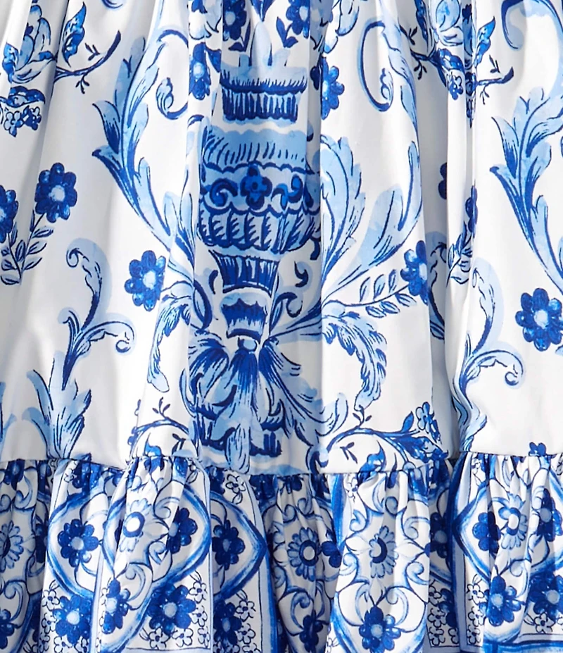 A Loves A Big Girls Tiered Pull-On Skirt