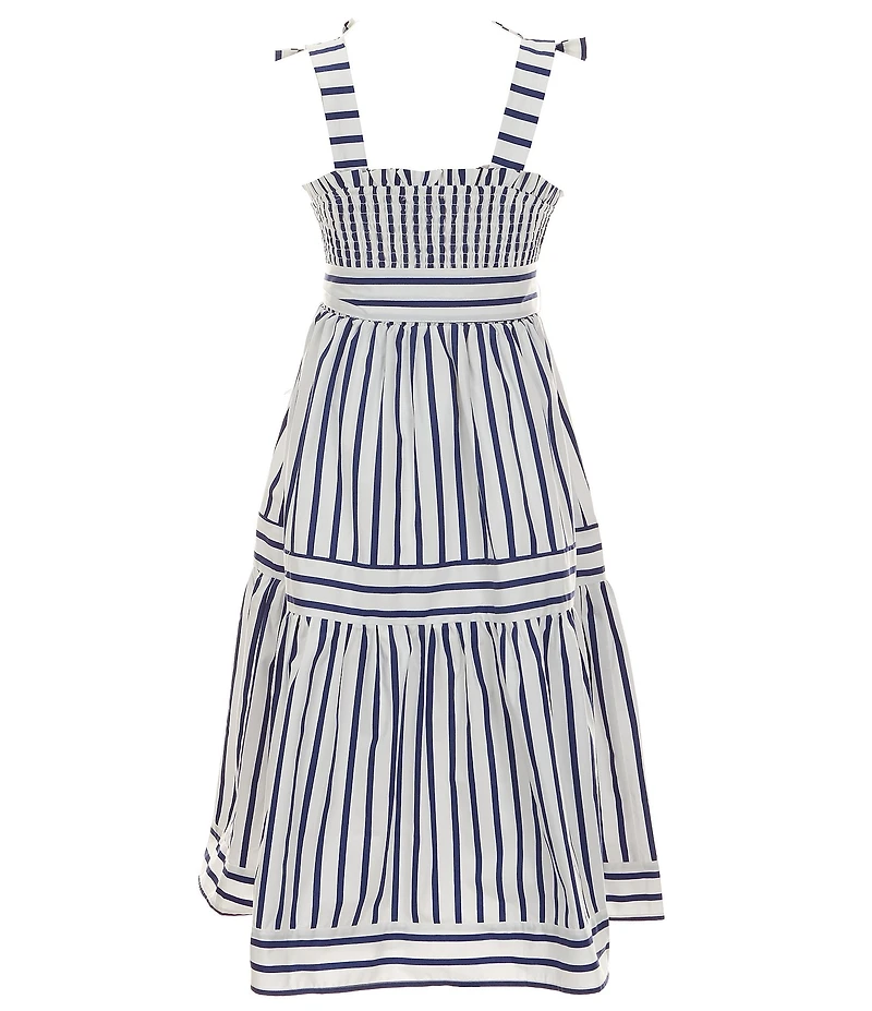 A Loves A Big Girls Tiered Stripe Maxi Dress