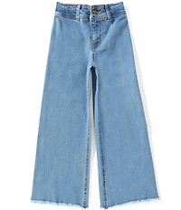 A Loves A Big Girls Wide Leg Denim Pants