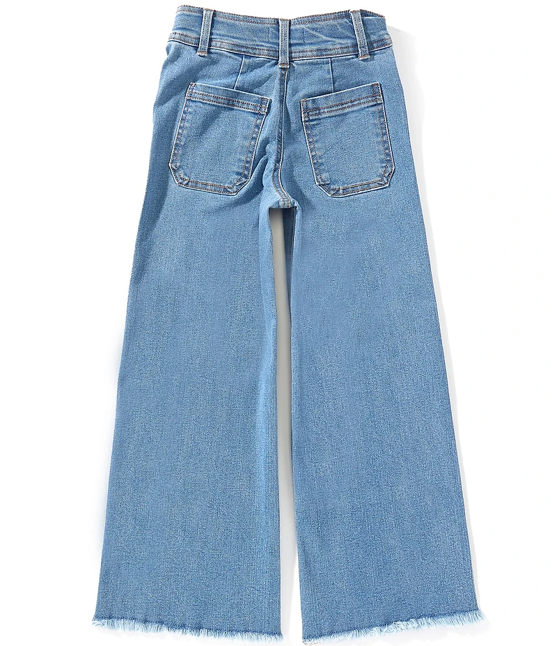 A Loves A Big Girls Wide Leg Denim Pants