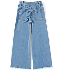 A Loves A Big Girls Wide Leg Denim Pants