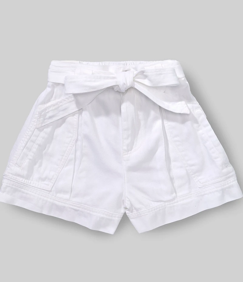 A Loves A Big Girls Belted Denim Shorts