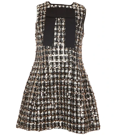 A Loves A Big Girls Boucle Bow Dress