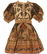A Loves A Big Girls Bubble Sleeve Dress