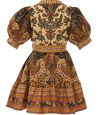 A Loves A Big Girls Bubble Sleeve Dress