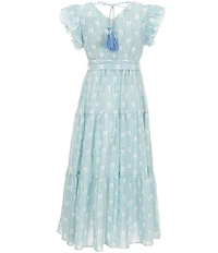 A Loves A Big Girls Delilah Printed Maxi Dress