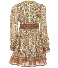 A Loves A Big Girls Long Sleeve Knit Dress