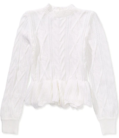 A Loves A Big Girls Peplum Sweater