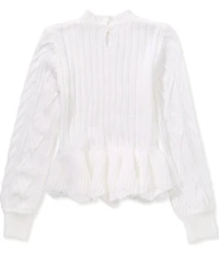 A Loves A Big Girls Peplum Sweater