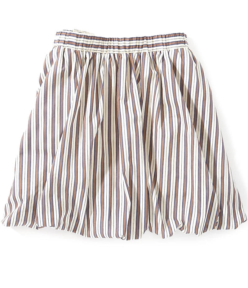 A Loves A Big Girls Pinstripe Bubble Hem Skirt