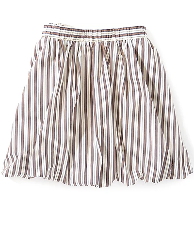 A Loves A Big Girls Pinstripe Bubble Hem Skirt