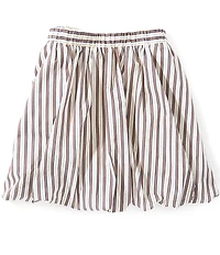 A Loves A Big Girls Pinstripe Bubble Hem Skirt