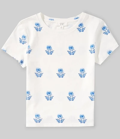 A Loves A Big Girls Printed Knit Tee