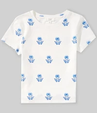 A Loves A Big Girls Printed Knit Tee