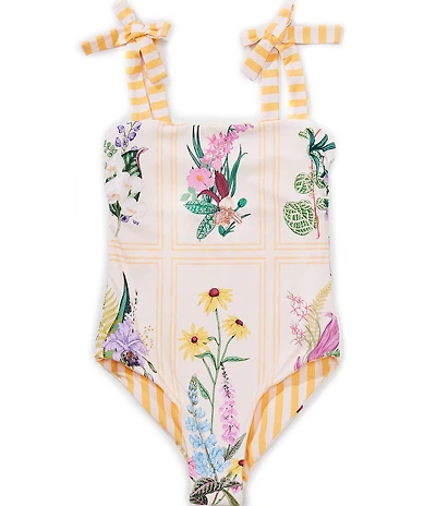 A Loves A Big Girls Reversible Bandeau One Piece Swimsuit