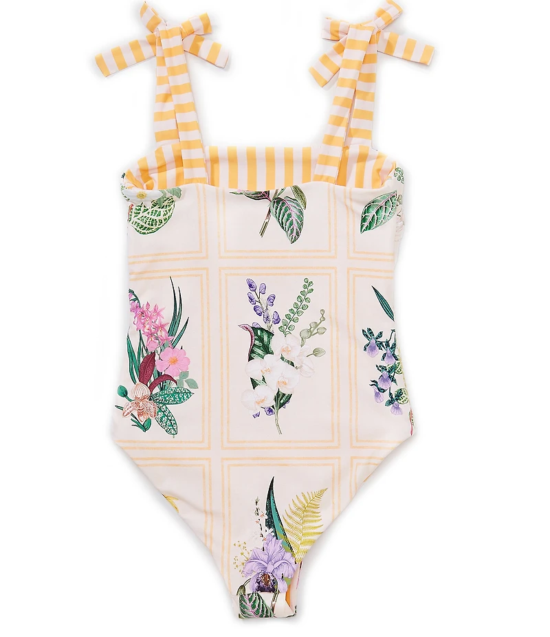 A Loves A Big Girls Reversible Bandeau One Piece Swimsuit