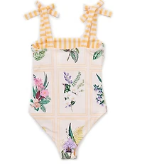A Loves A Big Girls Reversible Bandeau One Piece Swimsuit