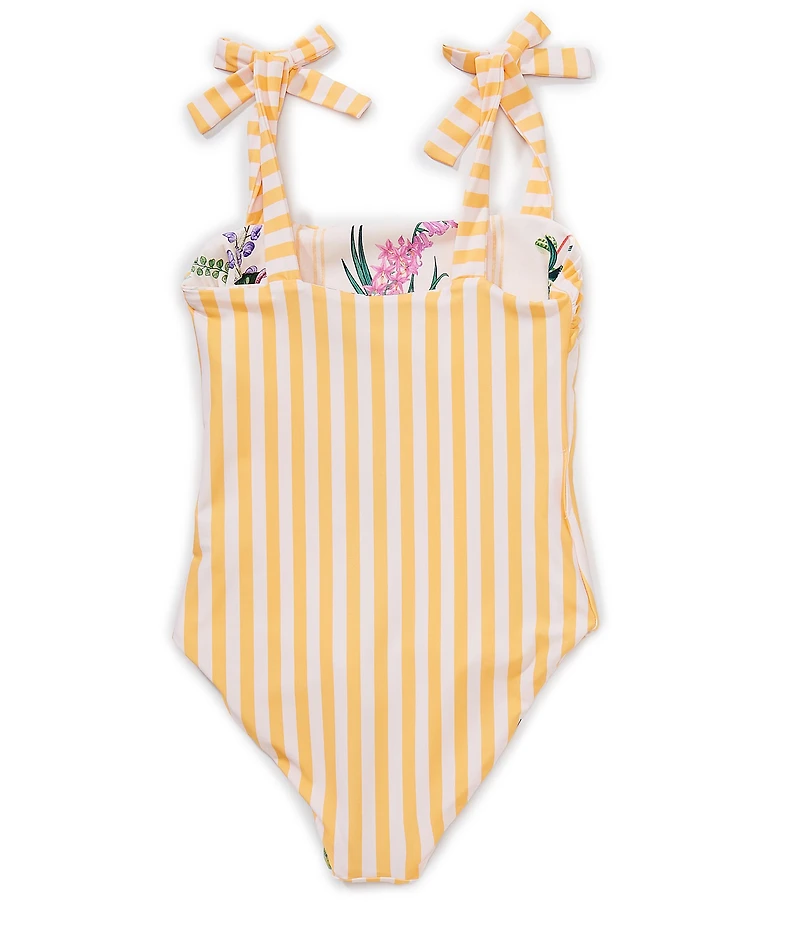 A Loves A Big Girls Reversible Bandeau One Piece Swimsuit
