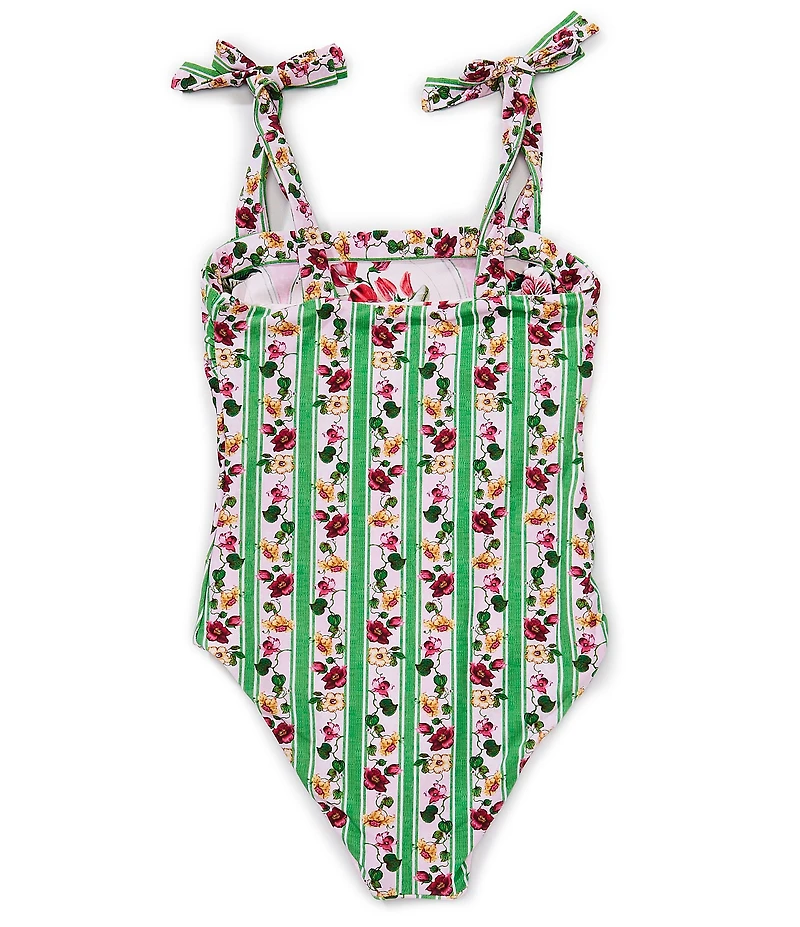 A Loves A Big Girls Reversible Bandeau One-Piece Swimsuit