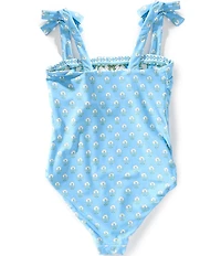 A Loves A Big Girls Reversible Bandeau One-Piece Swimsuit