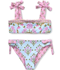 A Loves A Big Girls Reversible Tie Shoulder Bralette 2-Piece Swimsuit