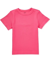 A Loves A Big Girls Ribbed Knit T-Shirt