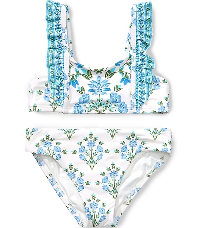 A Loves A Big Girls Ruffle Bralette 2-Piece Swimsuit