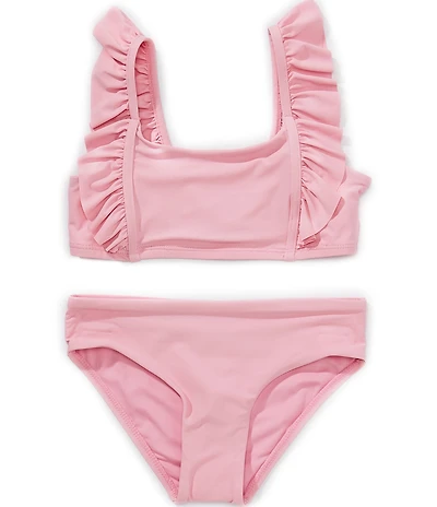 A Loves A Big Girls Ruffle Bralette 2-Piece Swimsuit