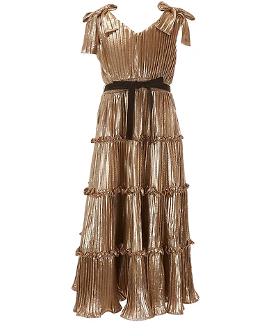 A Loves A Big Girls Ruffle Pannel Maxi Dress