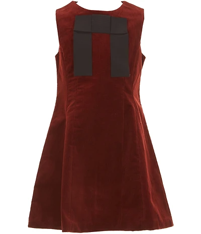A Loves A Big Girls Sleeveless Bow Front Dress
