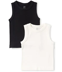 A Loves A Big Girls Sleeveless Seamless Tank Top 2-Pack