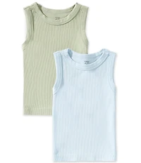 A Loves A Big Girls Sleeveless Seamless Tank Top 2-Pack