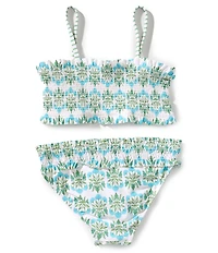 A Loves A Big Girls Smocked Bra 2-Piece Swimsuit